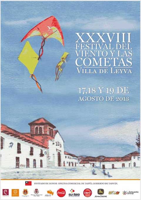 Festival del Viento y Las Cometas de Villa de Leyva 2013